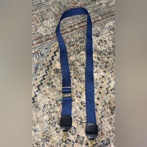 Clare V Deja Vu Blue Crossbody Strap